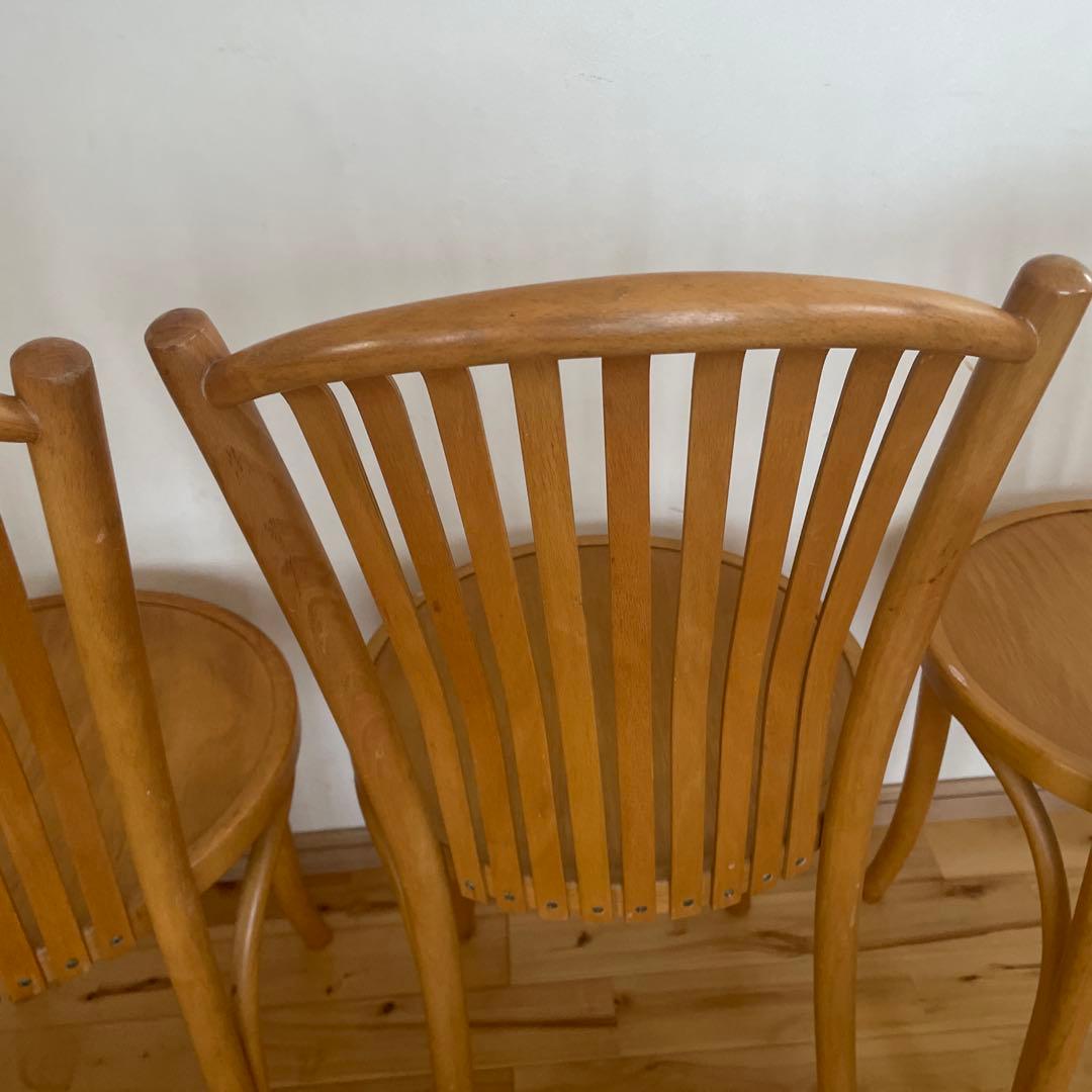 マルニ木工　maruni トーネットチェア ベントウッドチェア 曲木 3脚セット