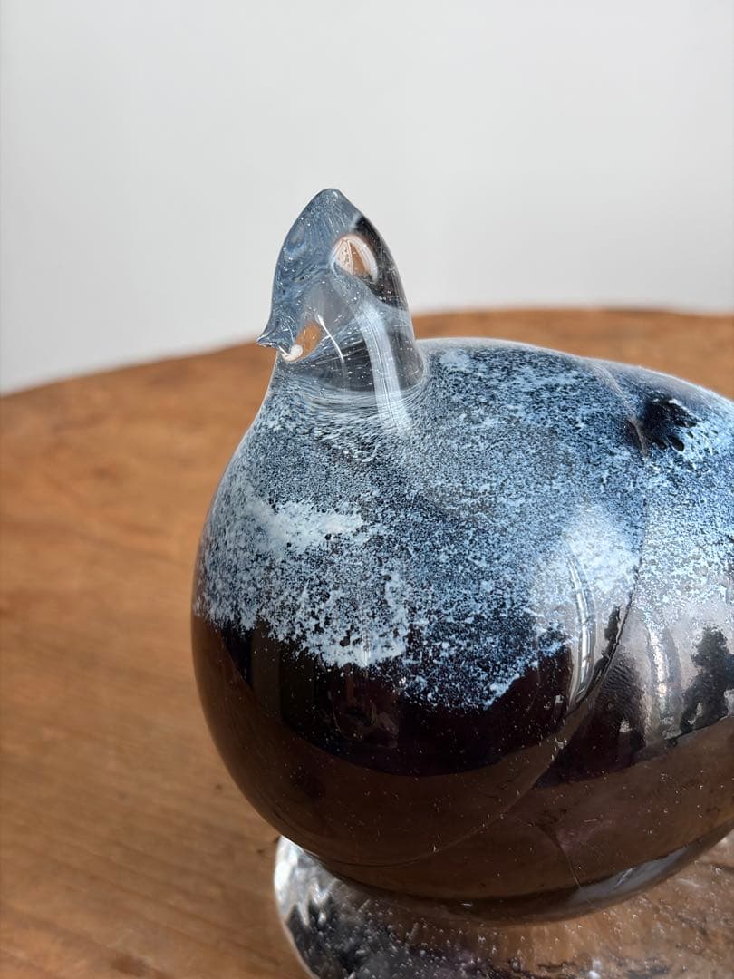 スウェーデン製 Haparanda Glasbruk ガラスの鳥 オイバトイッカ