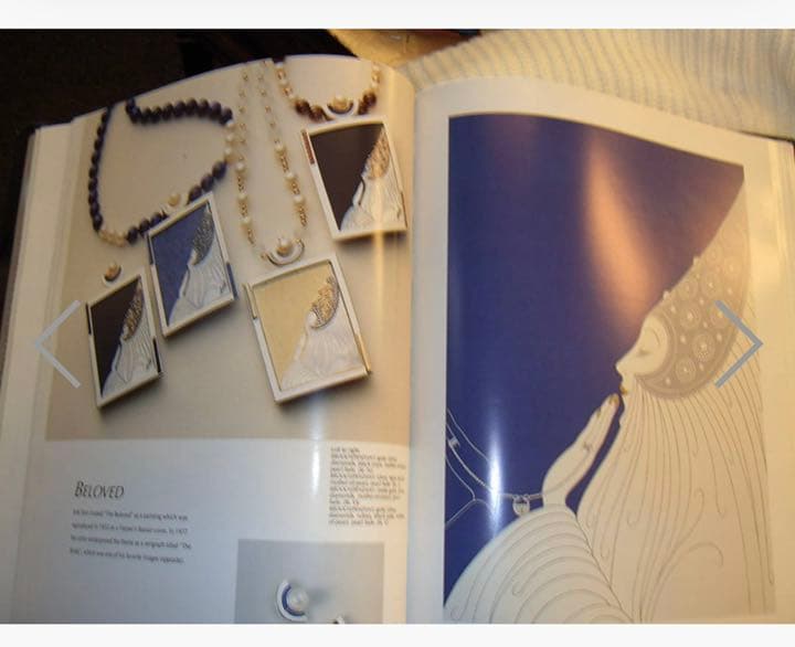 アンティーク　エルテ　Erte Beloved ペンダントブローチ