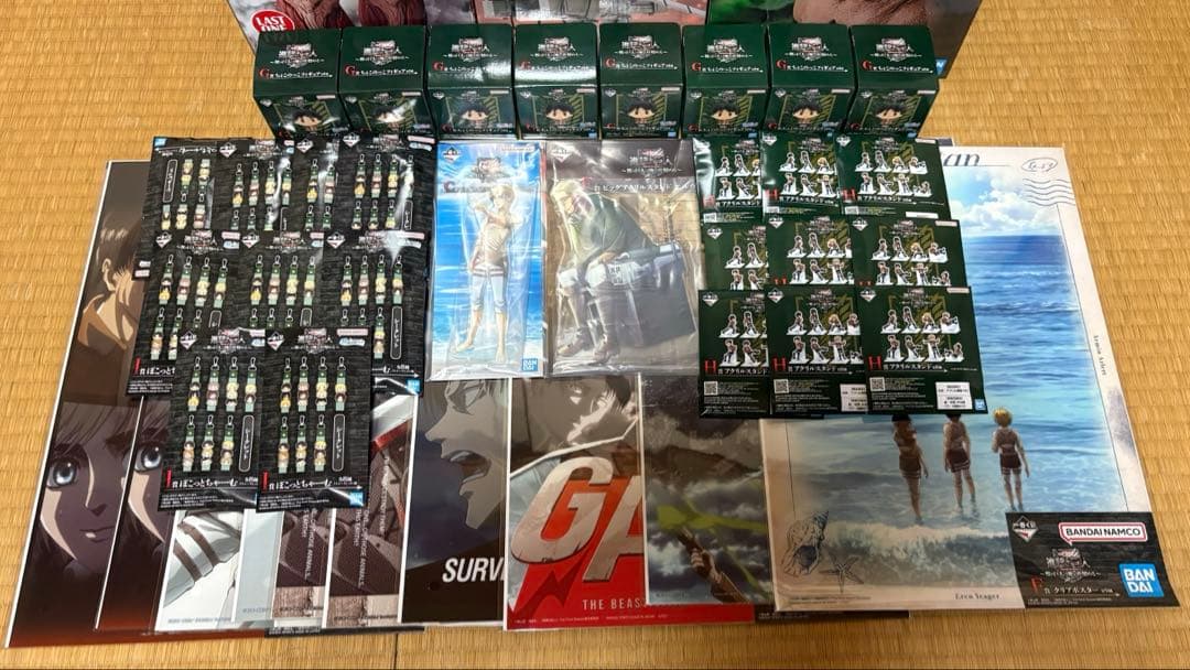 一番くじ 進撃の巨人A賞B賞ラストワン賞フィギュアコンプセット　その他　計42点