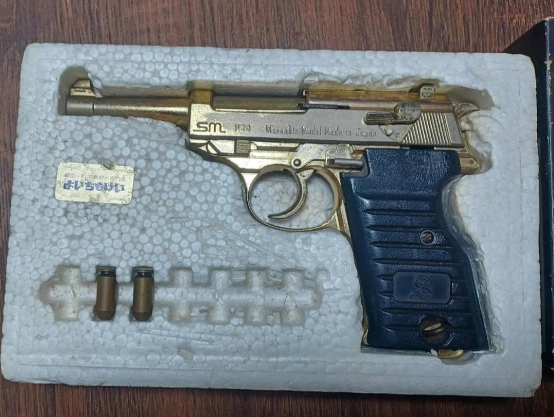 マルシン モデルガン ワルサー P38 SM刻印【ジャンク】