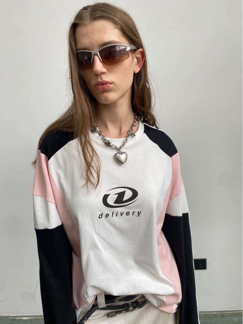 delivery 新品ハートチェーン　金属ネックレス　新品