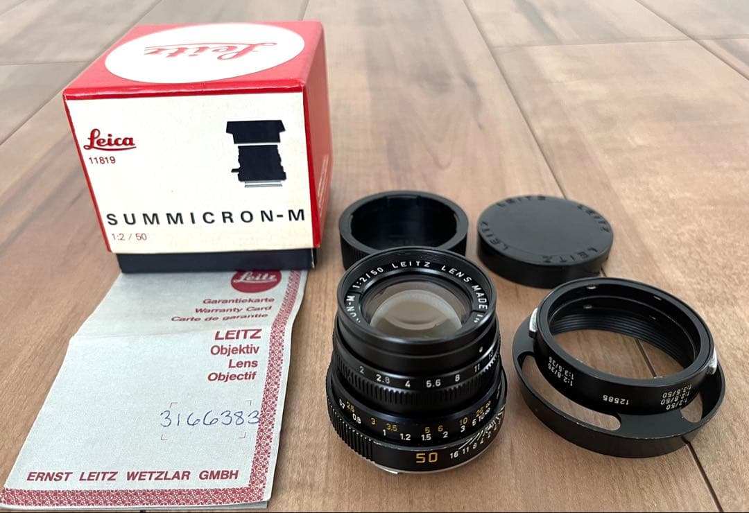 ズミクロン 50mm 第3世代 SUMMICRON LEICA ライカ　3rd