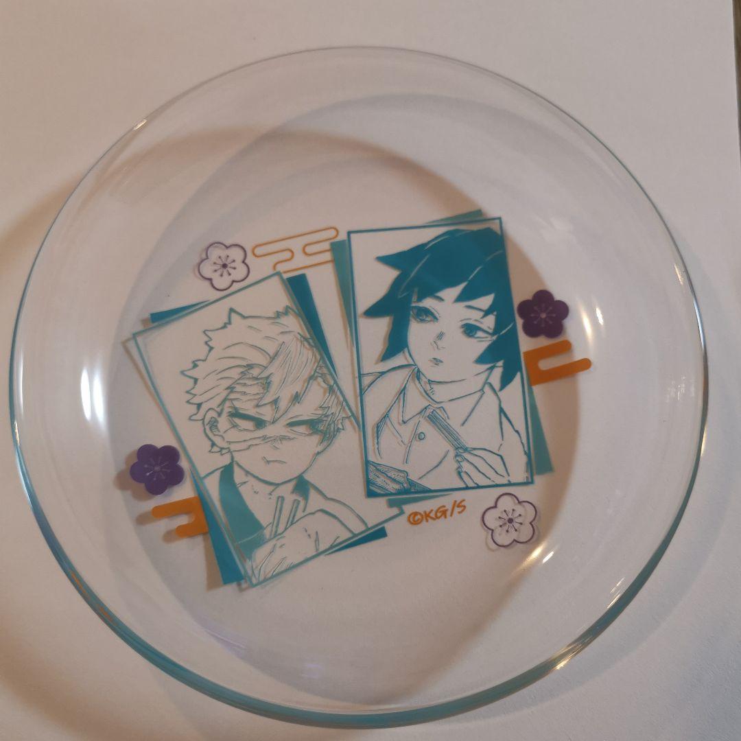 鬼滅の刃　ガラスミニプレート　冨岡義勇＆不死川実弥