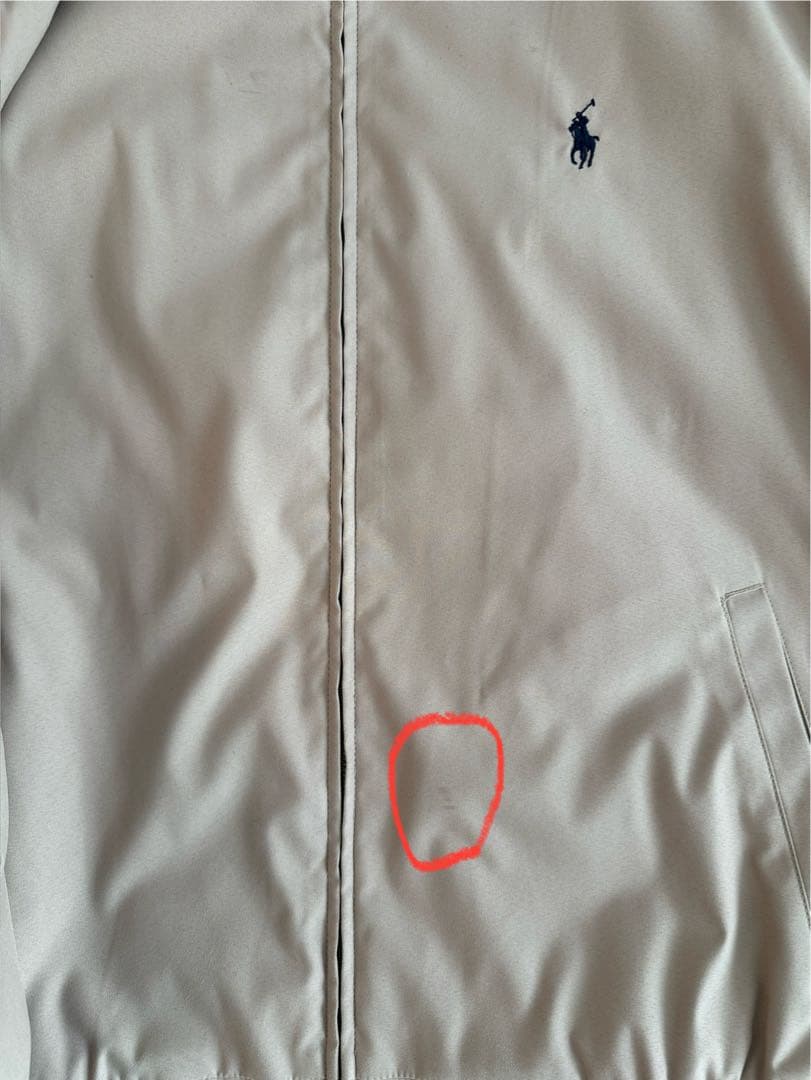 【LL】POLO RALPH LAUREN スイングトップ　ベージュ