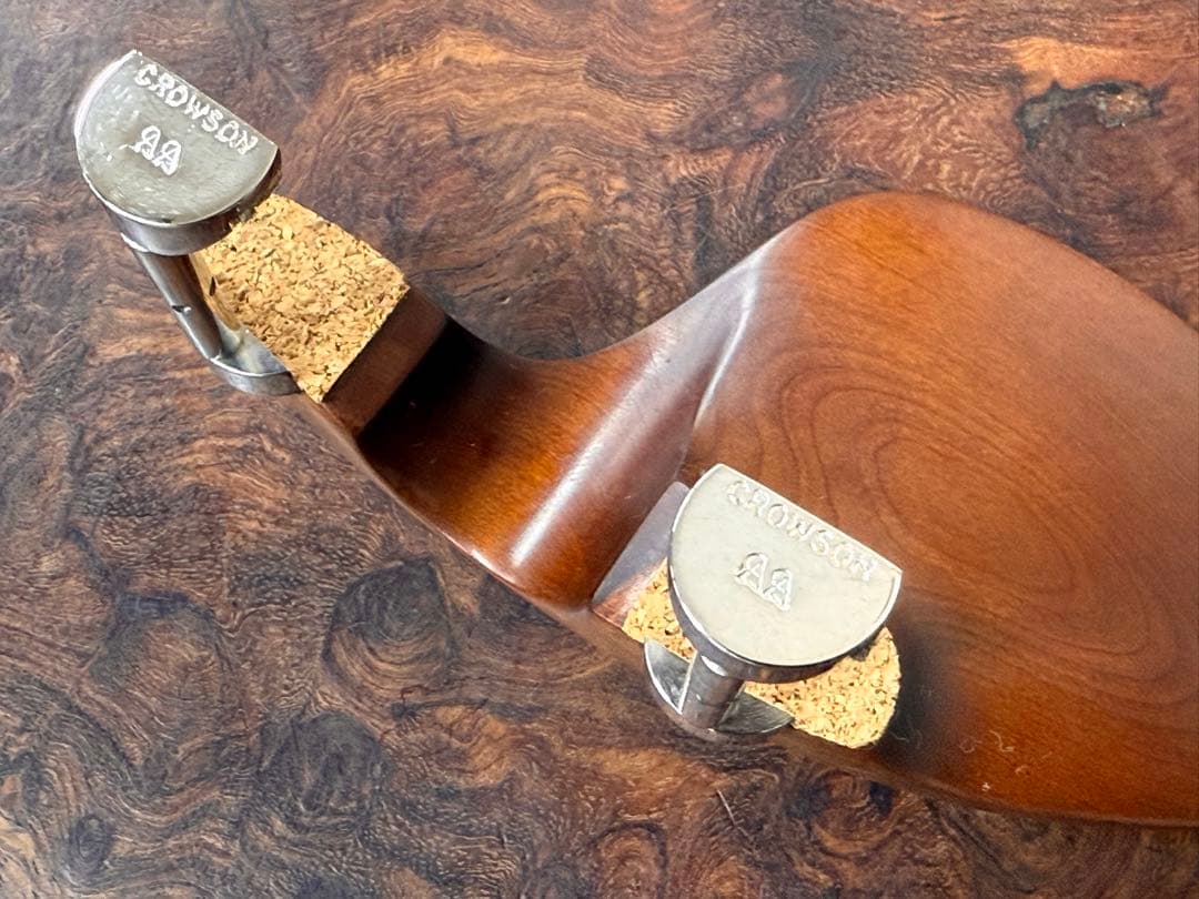 【新品】Crowson バイオリン用あご当て（ボックスウッド）ストラド型！