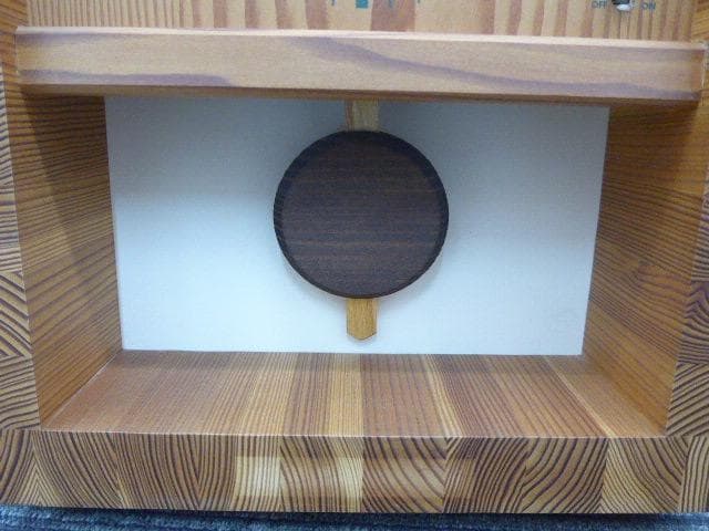 美品！長野の時計工房／キコリ・デザイン研究所の六角森のフクロウ時計／4万円