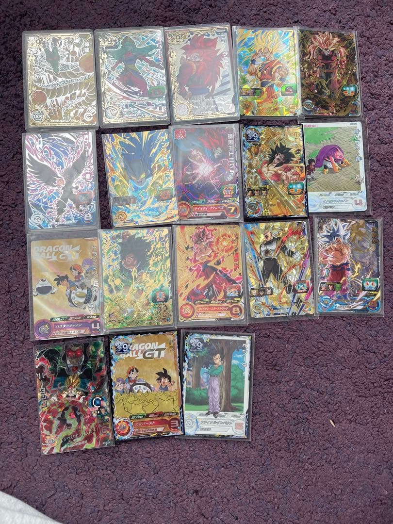 スーパードラゴンボールヒーローズカード引退品