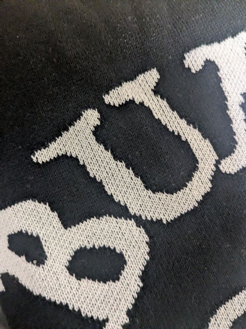 BUMP OF CHICKEN Logo Knitwear/BLACK Lサイズ