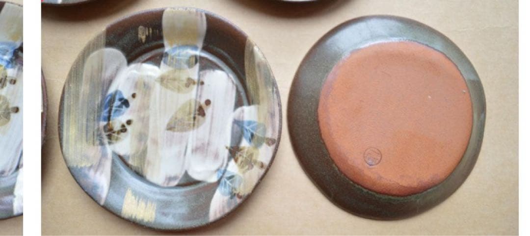 北大路魯山人 尾形乾山写竜田川平向 五人 魯山人 夢卿 ロ散人 魯卿