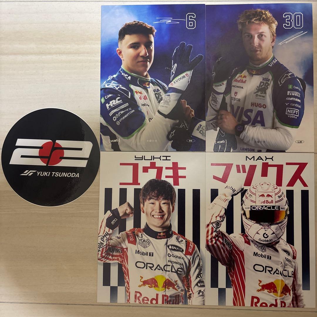 F1 レッドブル ポストカード ステッカー 非売品
