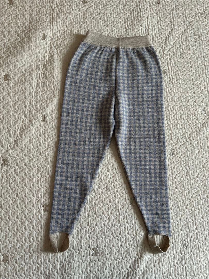 SOOR PLOOM powderチェック柄パンツ 6y/116cm