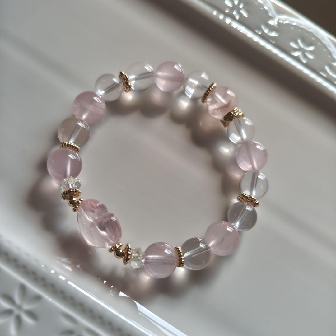 専用です♡新作♡宝石質ローズクオーツ♡ 、モザンビーク産ローズクオーツ