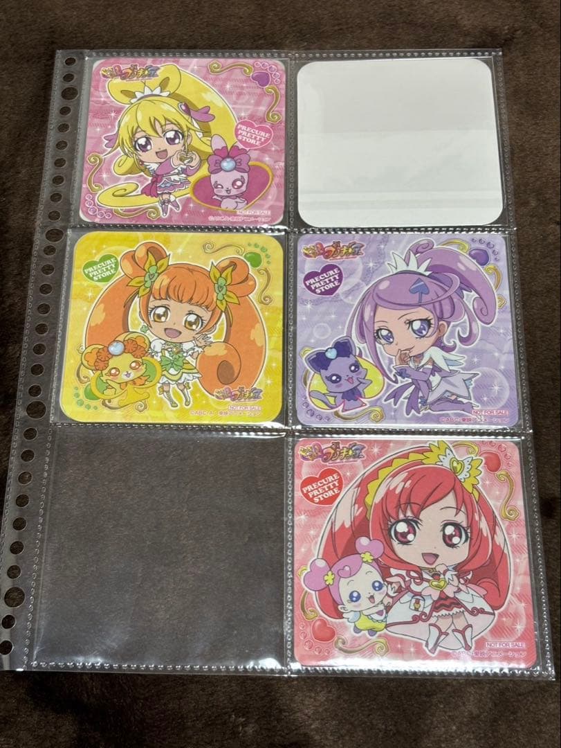 プリキュア　プリティストア　コースター　コンプリート　ノベルティ