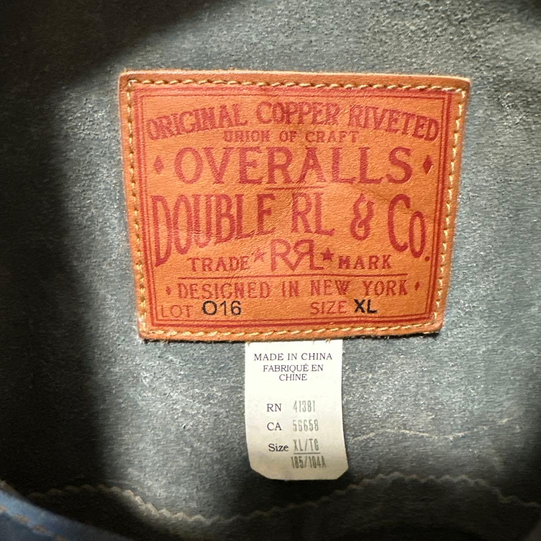 【150着限定】RRL INDIGO LEATHER JACKET リミテッド