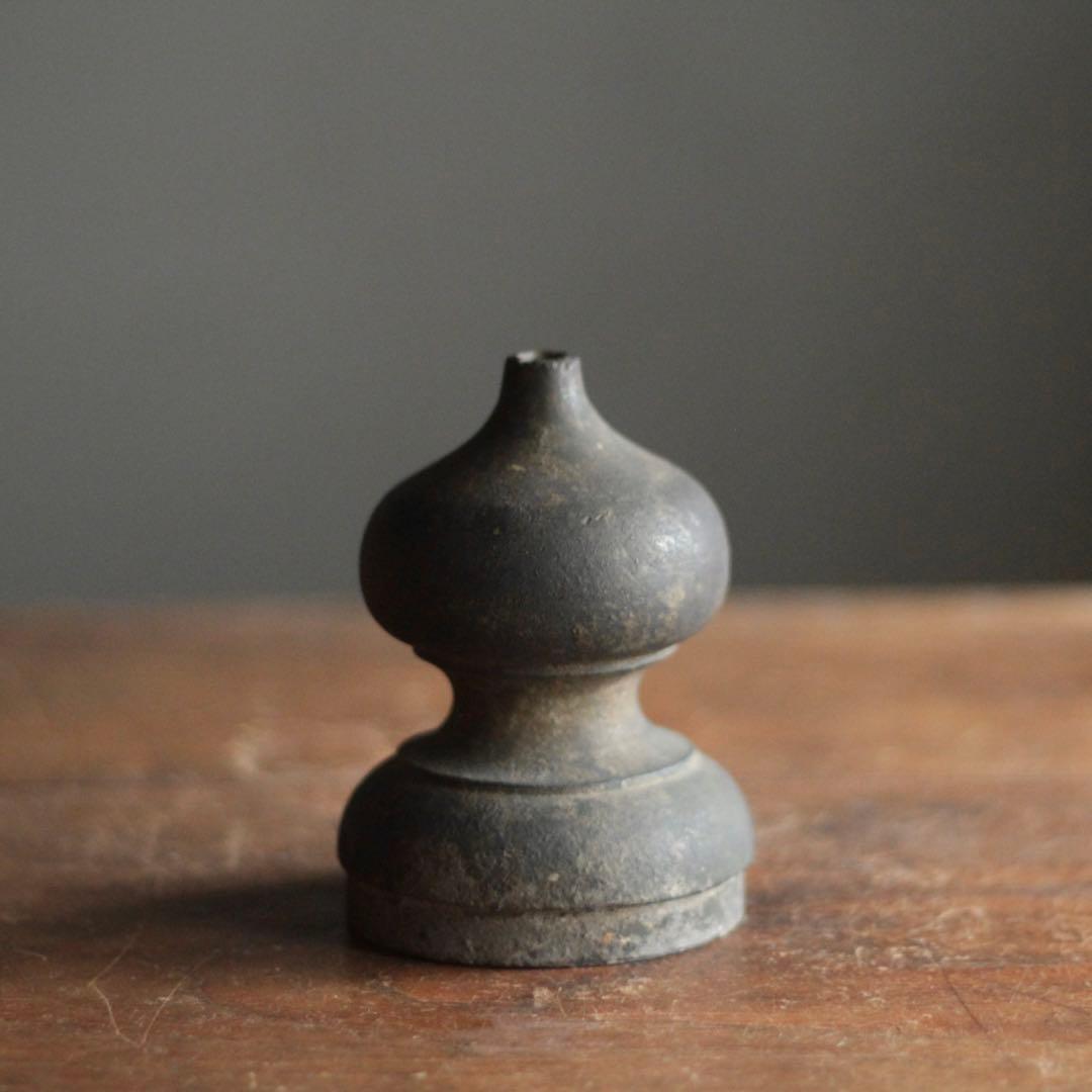 古銅 擬宝珠 古美術 古道具 アンティーク 仏教美術 オブジェ