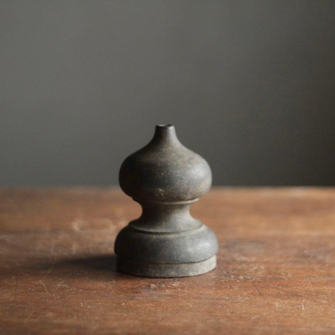 古銅 擬宝珠 古美術 古道具 アンティーク 仏教美術 オブジェ