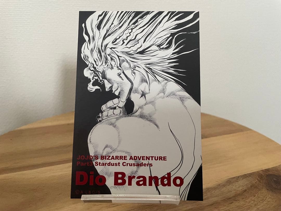 ジョジョリアルペイントシート　DIO ※箱買いの特典