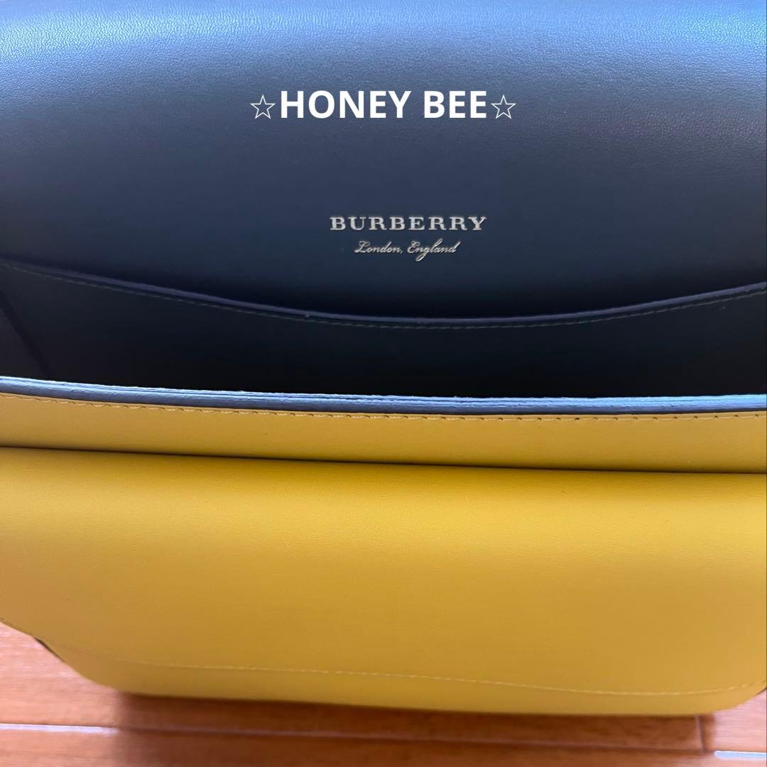 Burberryレザーショルダーバッグバーバリーサッチェルクロスボディバッグ