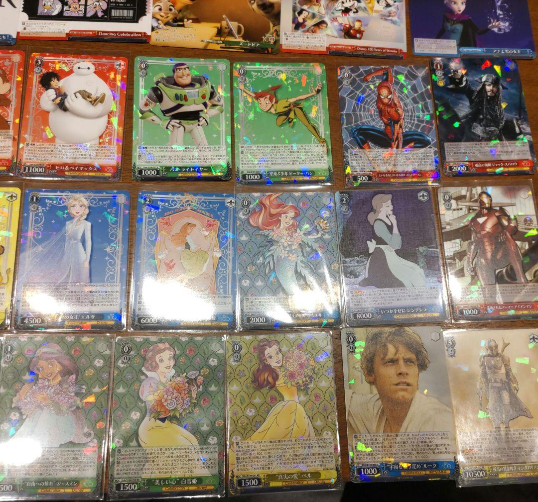 ディズニー100、カード・ヴァイスシュヴァルツ、約８００枚まとめ売り　美品