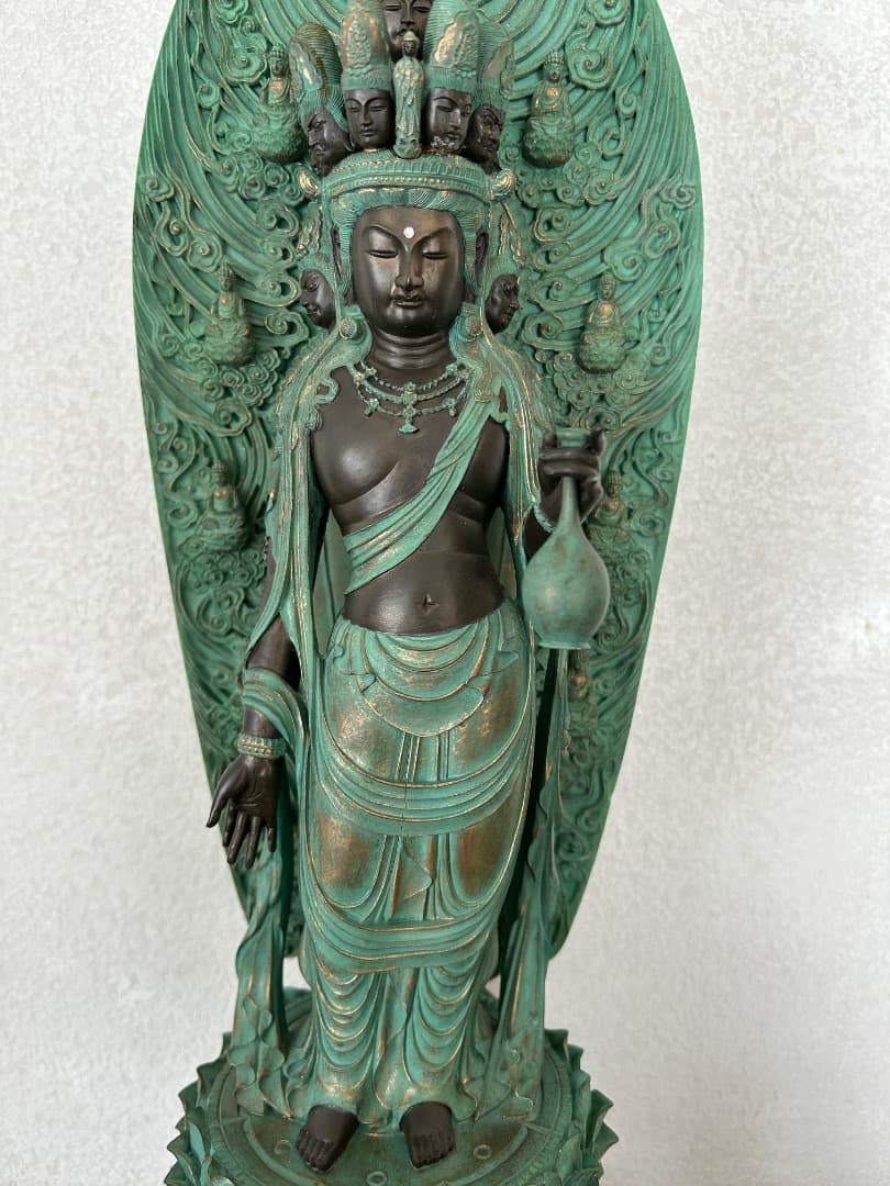 葉森祥作『十一面観音』像