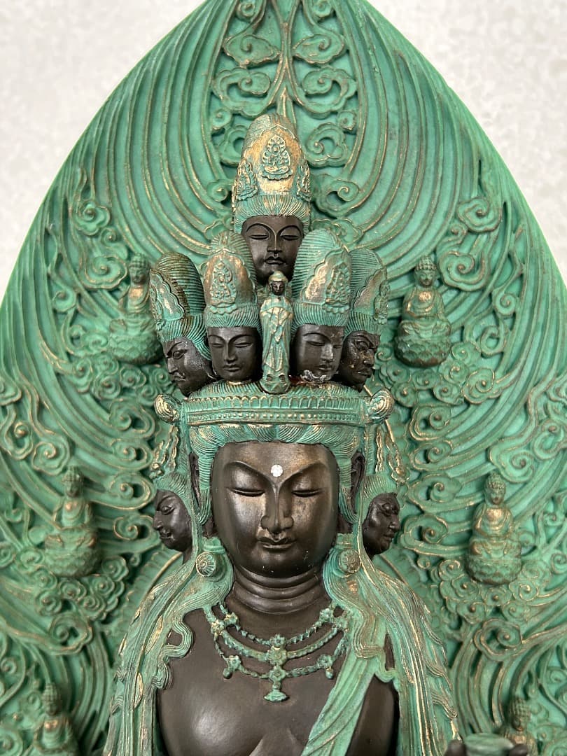 葉森祥作『十一面観音』像