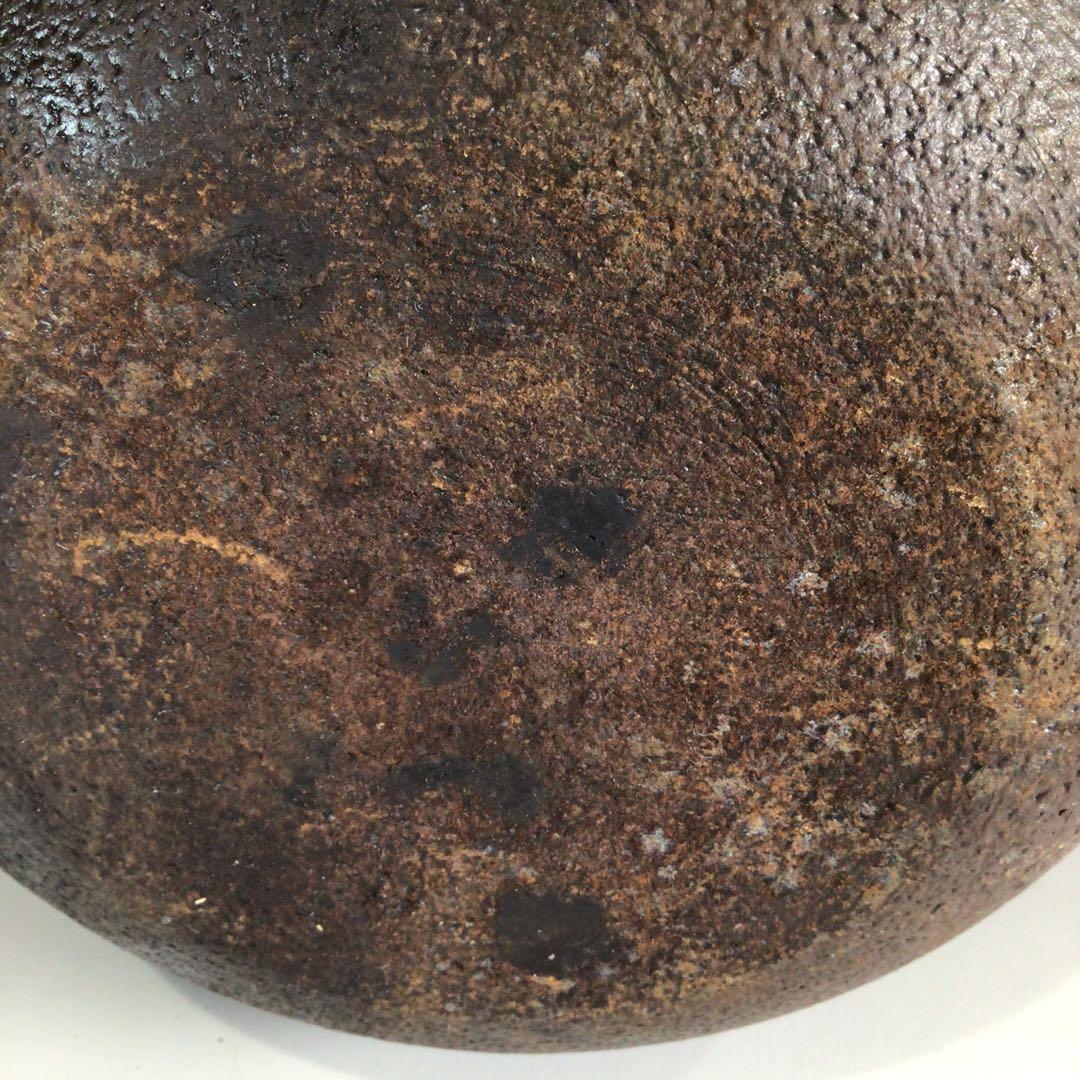 Ｐ２３３　茶釜　『人間国宝　高橋敬典造』『丸釜』　共箱　茶道具