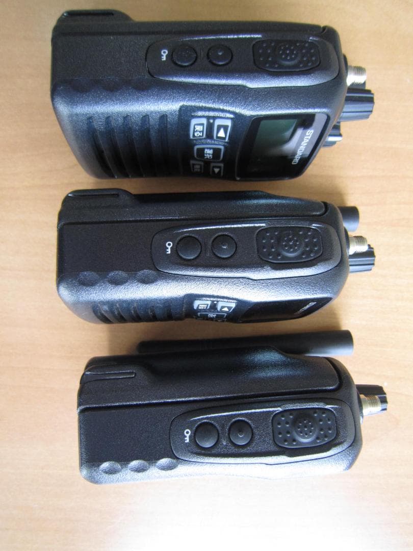 スタンダード VXD20トランシーバー 3台セット♥外観・付属等ほぼ新品同様♥