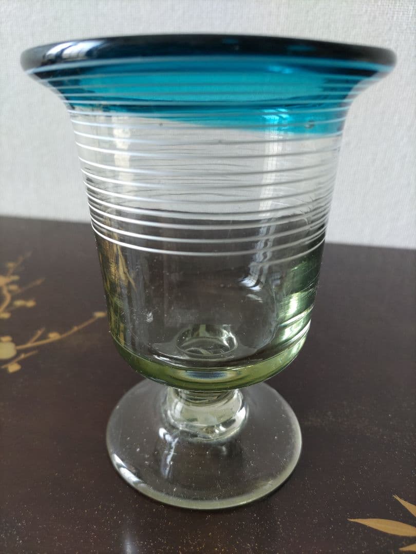 大正ロマン　糸巻き氷コップ