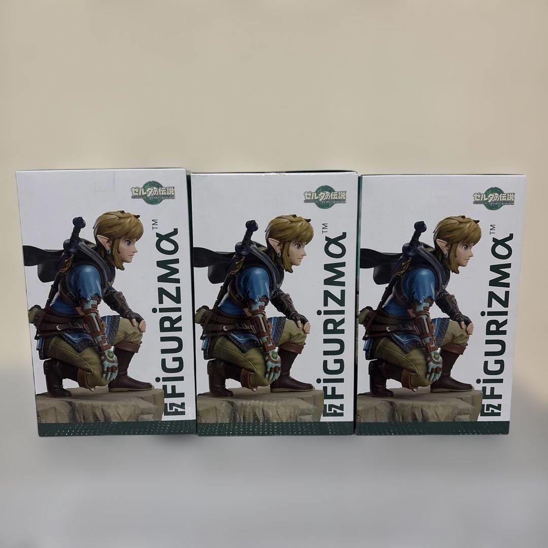 ゼルダの伝説　ティアキン　リンク　フィギュア　3個セット