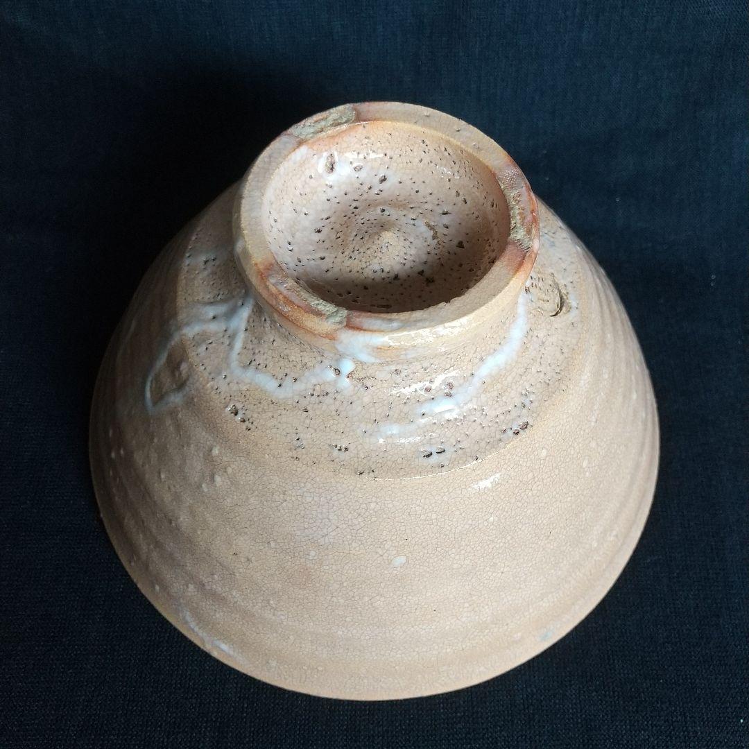 萩焼　七里庵　井戸茶碗　琵琶色　木箱・栞・黄布付き