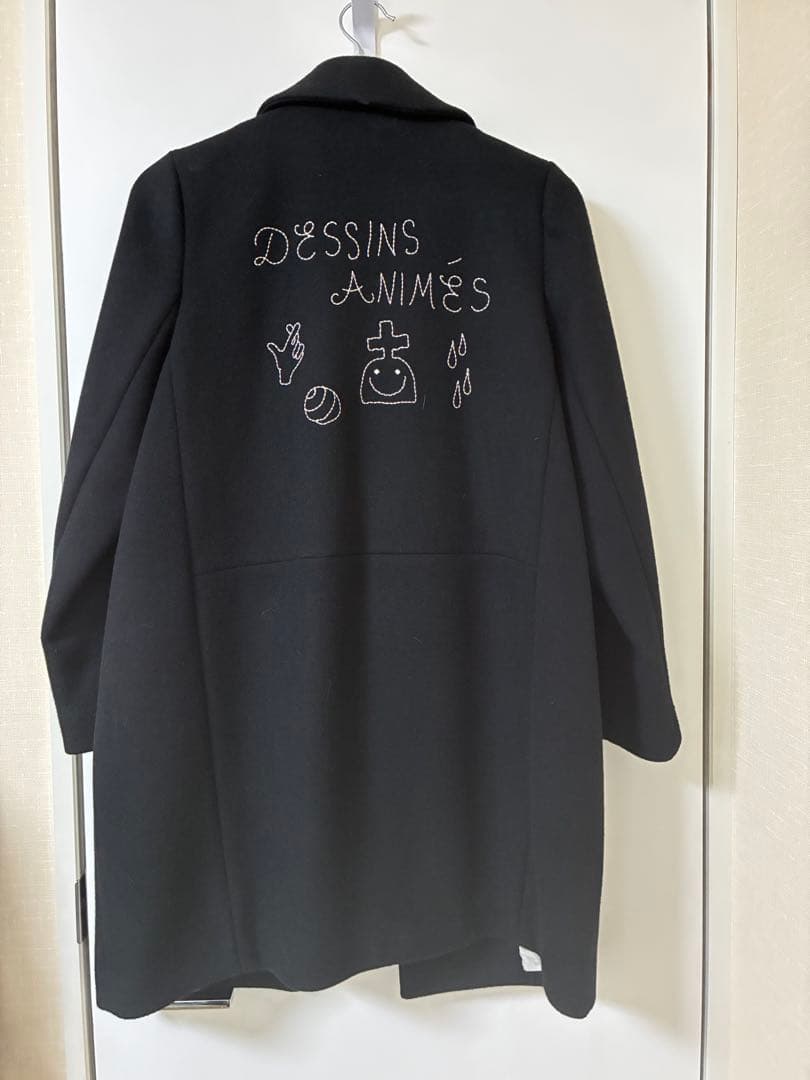 DEVASTEE【ディバステ】 チェスターコート　刺繍　レア　定価10万　黒