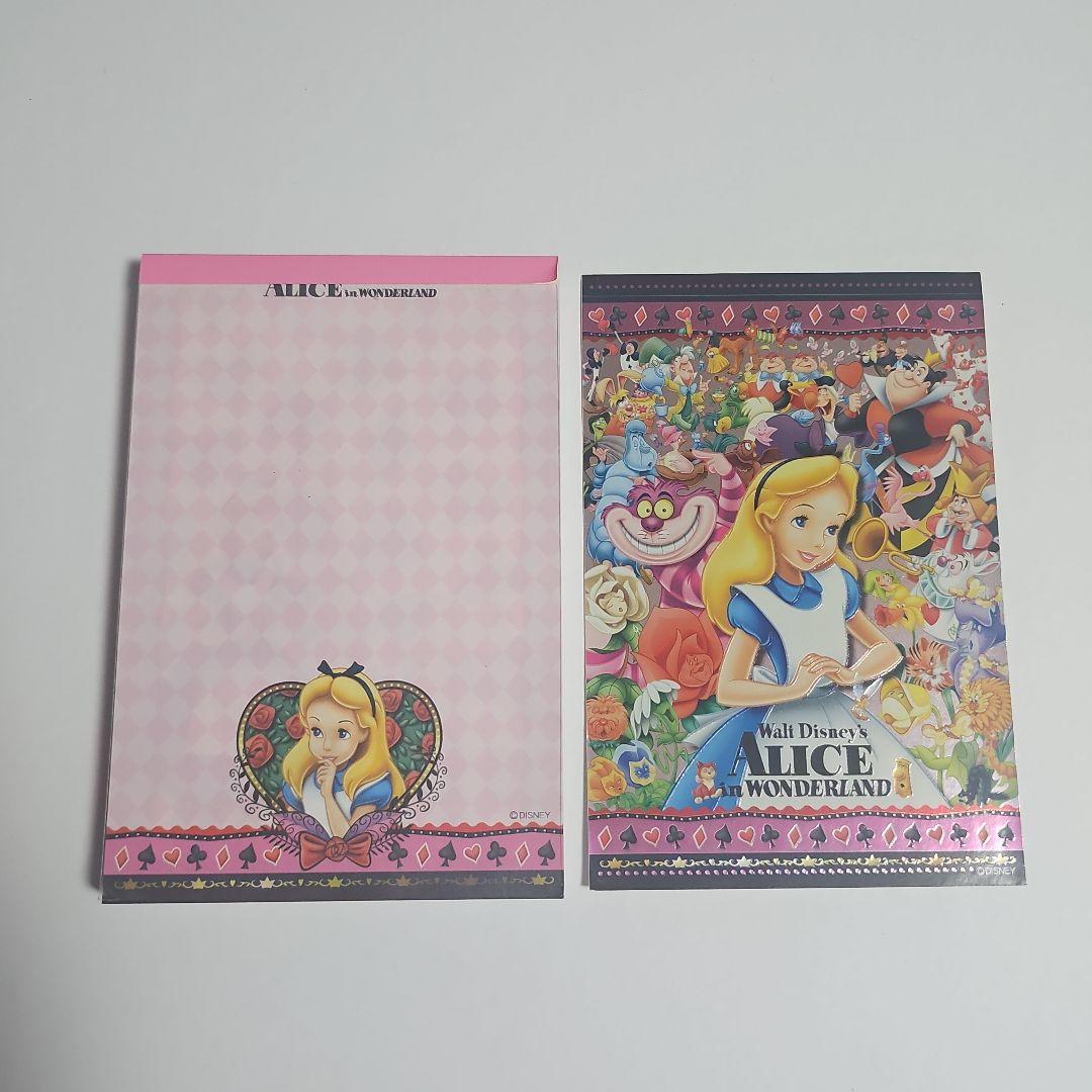 レア ディズニー 不思議の国のアリス メモ帳