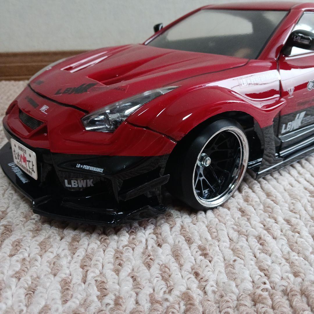 タミヤ TT02 シャーシ、GT-R R35 リバティウォークボディ