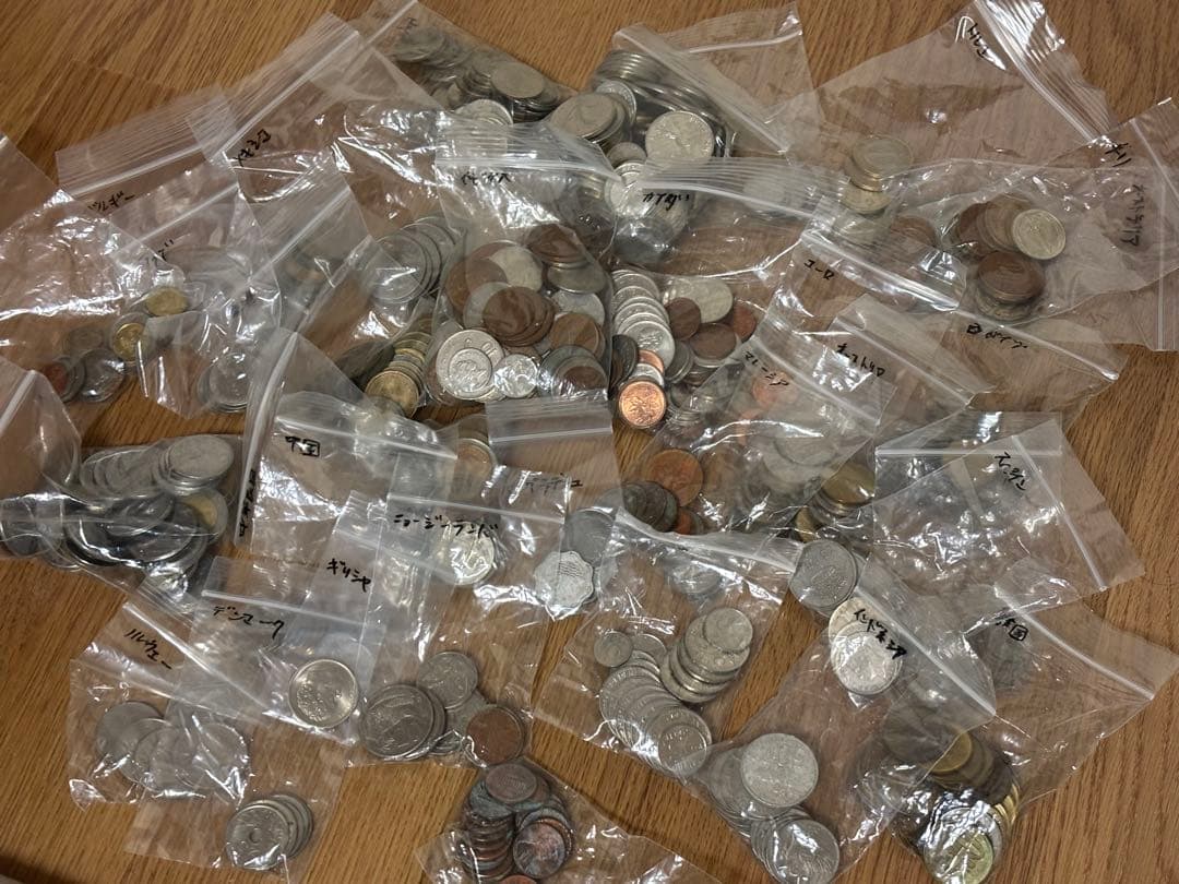 外貨　まとめ売り　約6.9kg　外国　貨幣　