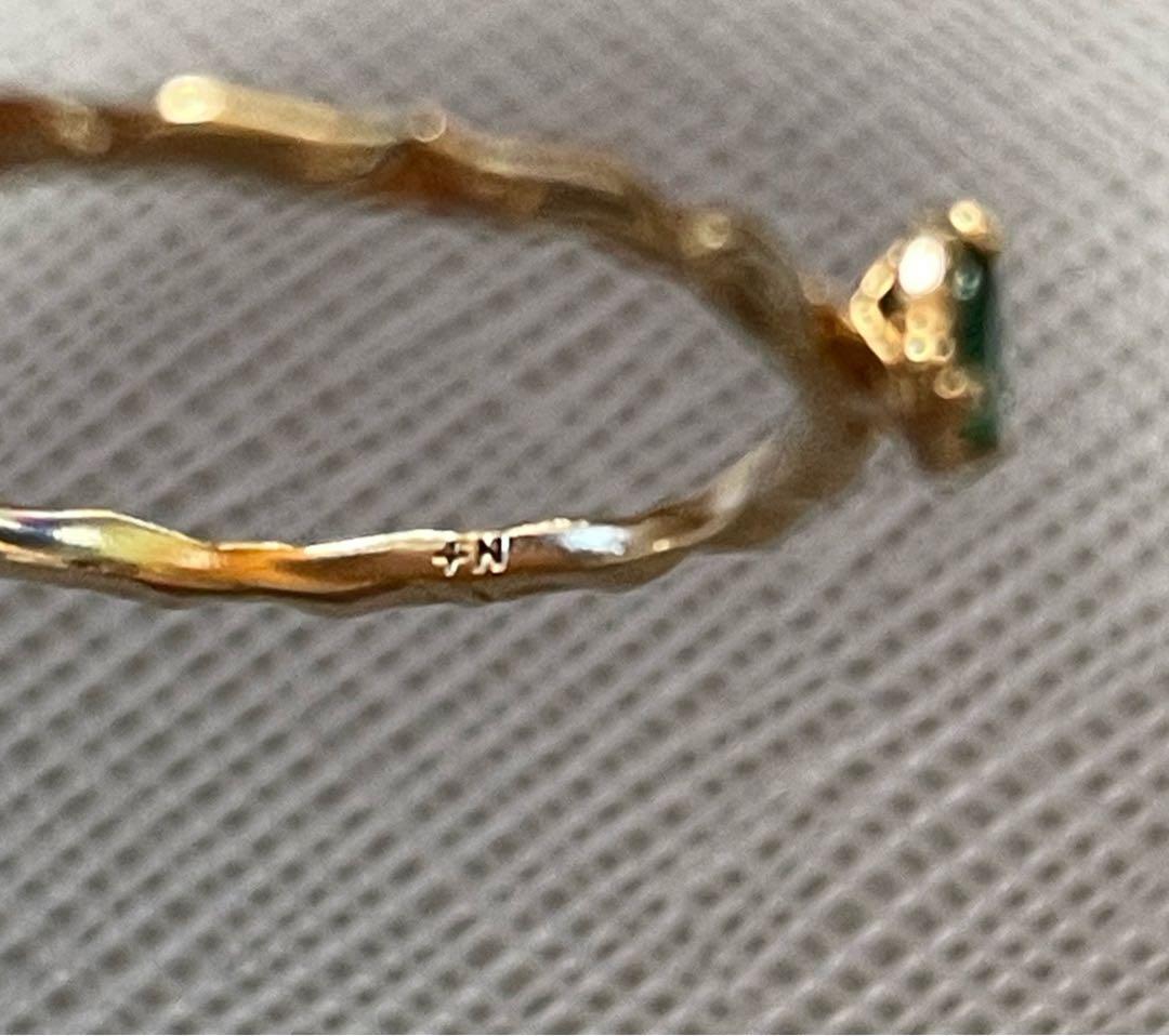 NOJESS K10PG エメラルドリング 11号