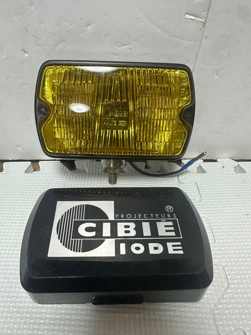 ダニエル希少/黒カバー付き当時物CIBIEフォグランプIODE35