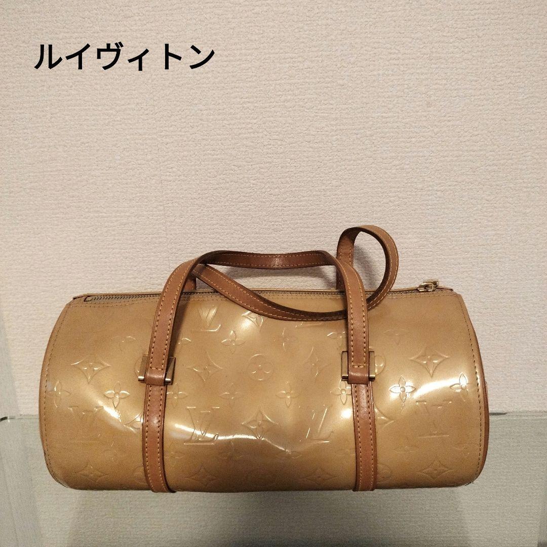 Louis Vuitton ヴェルニ、ボストンバッグ ベージュ