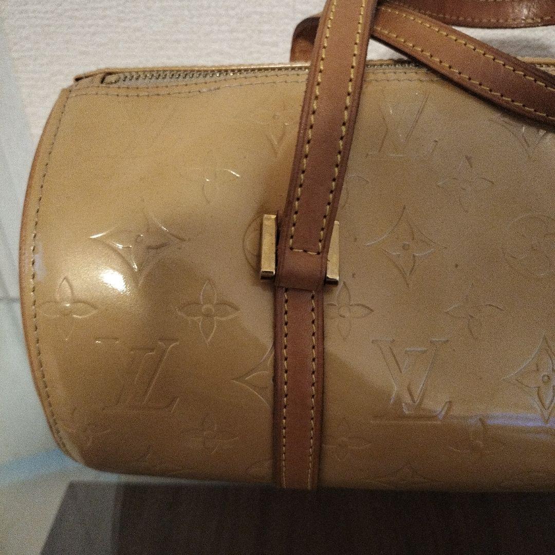 Louis Vuitton ヴェルニ、ボストンバッグ ベージュ