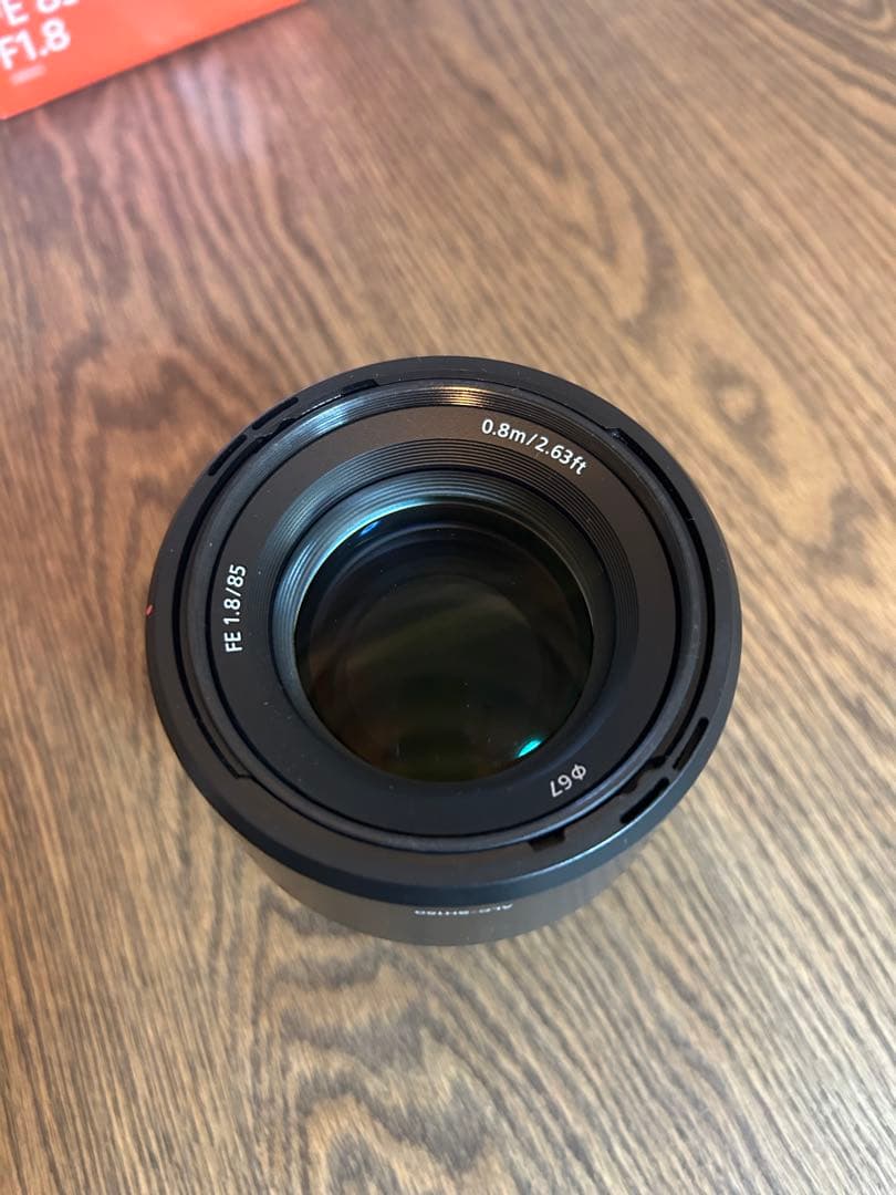美品・箱付きSONY FE 85mm F1.8 SEL85F18 フードキャップ