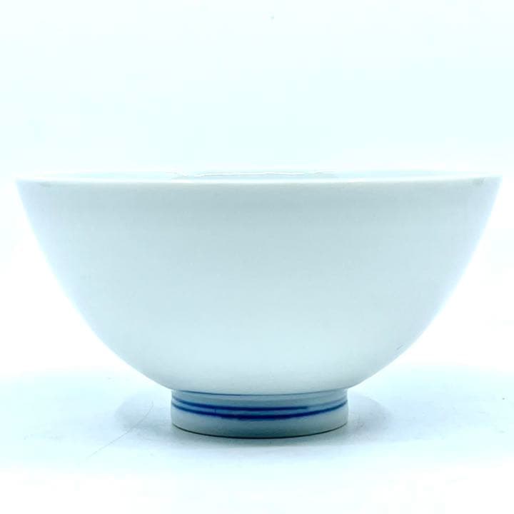 井上萬二　染付　飯碗