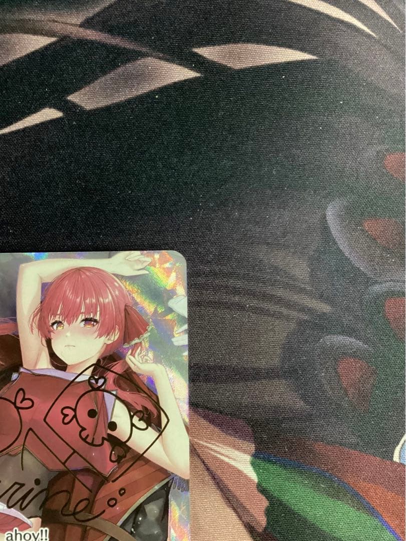 ホロライブオフィシャルカードゲーム 宝鐘マリン SEC サイン