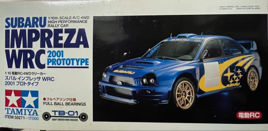 ホビーラジコン SUBARU IMPREZA WRC 2001 PROTOTYPE 58271