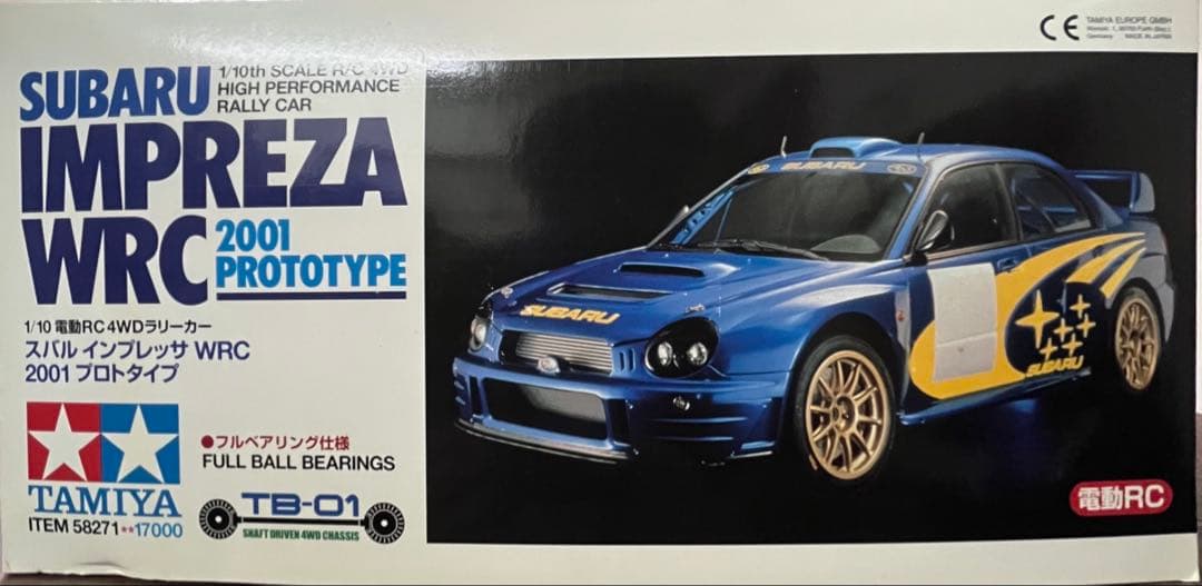 ホビーラジコン SUBARU IMPREZA WRC 2001 PROTOTYPE 58271