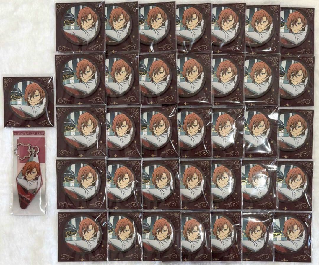 文豪ストレイドッグス　文スト　65㎜缶バッジ　中原中也