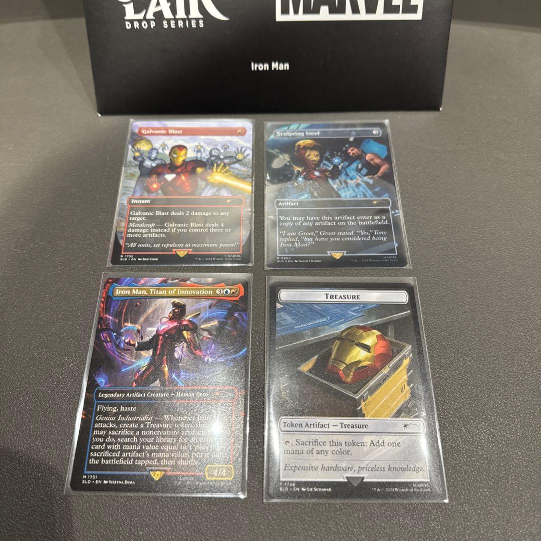 4枚セット MTG × marvel Iron man アイアンマン
