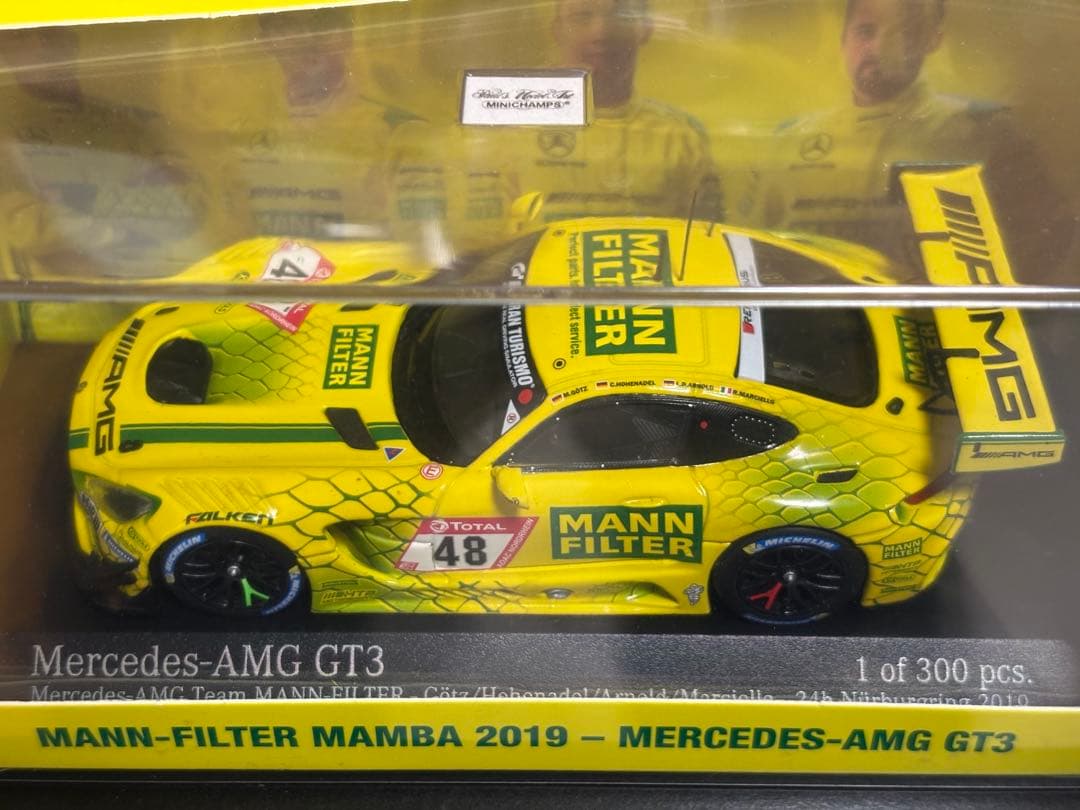ミニカー MANN-FILTER MAMBA 2019 Mercedes-AMG GT3