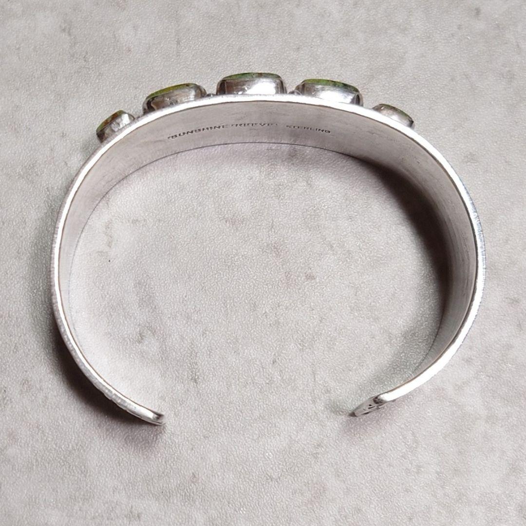 SUNSHINE REEVES 5連ターコイズバングル SILVER925