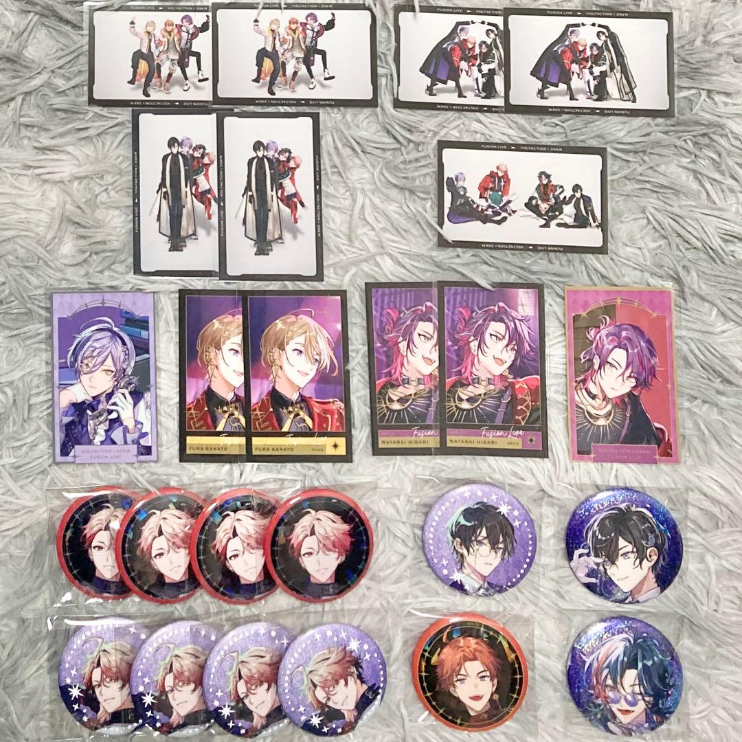 にじさんじ IMPACT 缶バッジ フォトカ 魁星 セラフ 雲雀 奏斗 四季凪