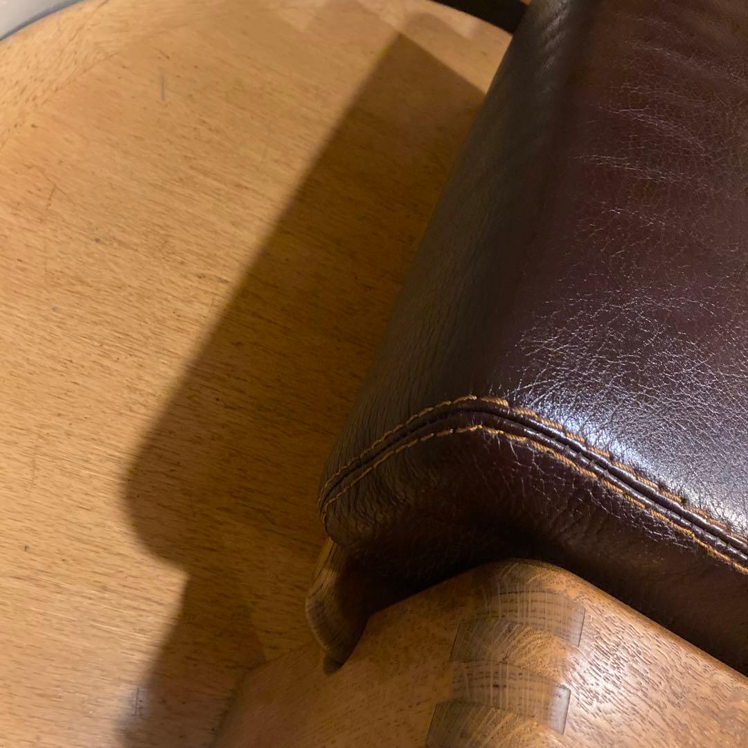 Condehouse ボルス　オットマン　高級　シボ厚革　旭川家具